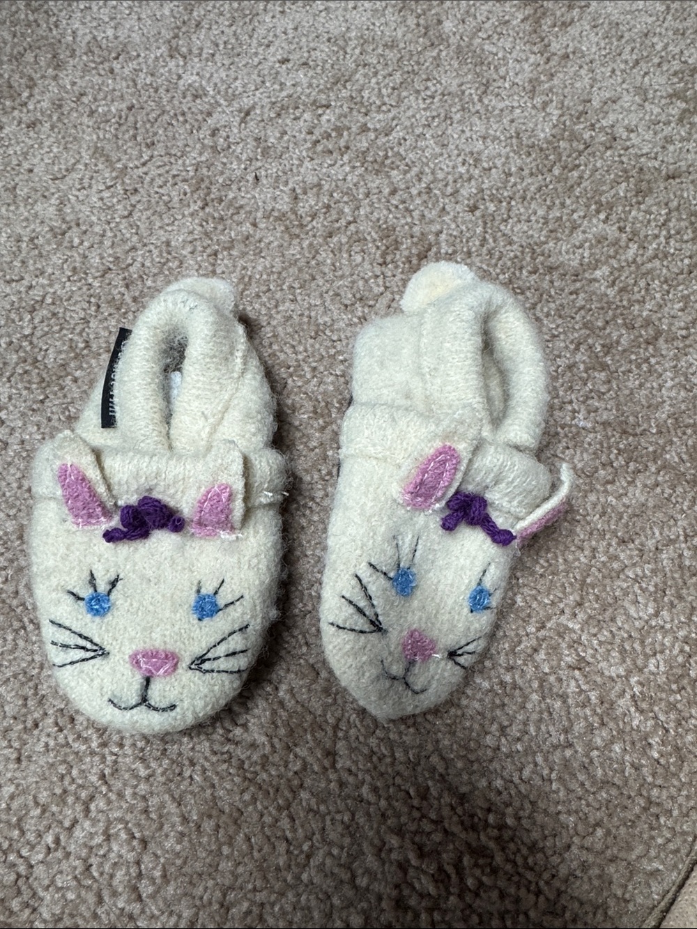 Garnet Hill boiled wool slippers never worn size 17